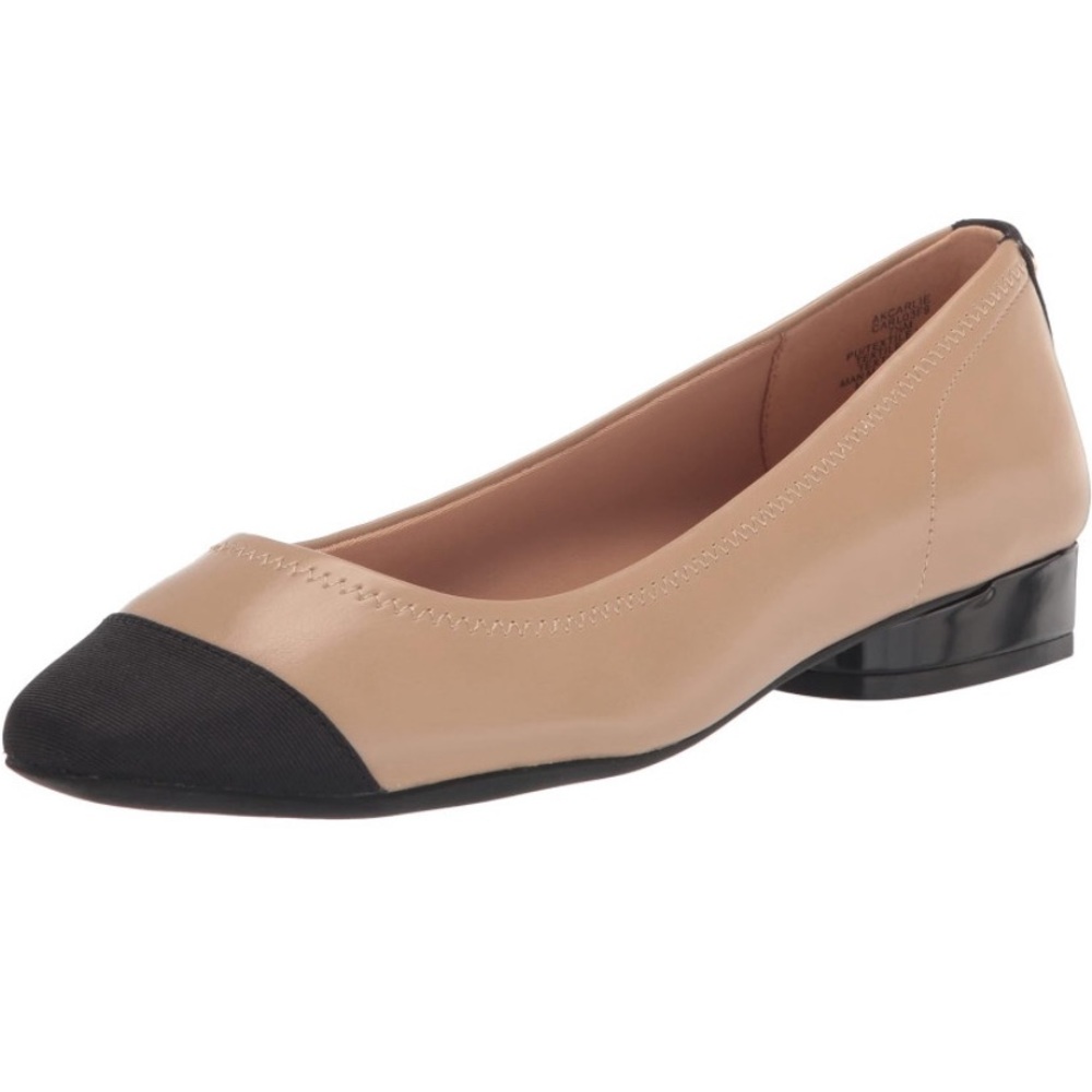 Anne Klein Carlie Toe Cap Ballet Flats size 8.5M